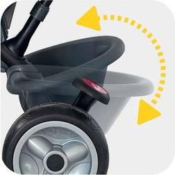 Smoby Triciclo Baby Driver Plus Gris Bicicleta Evolutiva Infantil