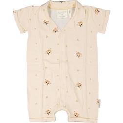 Geggamoja Long Ear Bamboo Summer Suit - Beige (209422151)