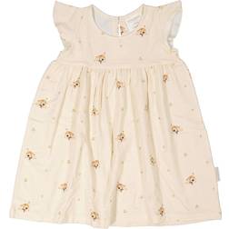 Geggamoja Long Ear Bambu Klänning - Beige (209522151)