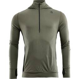 Aclima LightWool Hoodie - Ranger Green/Jet Black