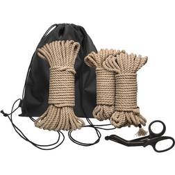 Doc Johnson Kink Kink Bind & Tie Initiation Bondage Sæt 33 m Brun