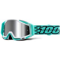 100% Goggles 100% RACECRAFT PLUS FASTO Injected Silver Flash Mirror (NEW)