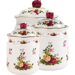 Royal Albert Old Country Roses Kitchen Container 3pcs