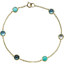 Ippolita 18K Yellow Gold Lollipop Multi Stone Link Bracelet