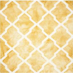 Safavieh Dip Dye Collection Beige, Gold 213.4x213.4cm