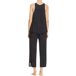 Kate Spade New York Tank Cropped PJ Set - Black