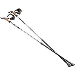 Silva Ex Pole Alu Adj 105-140cm 2x225g, Unisex, Apparatuur, Trainingsapparatuur, Zwart, ONESIZE