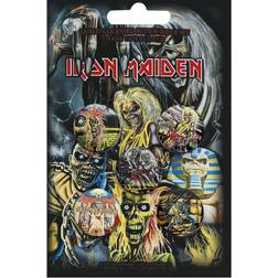Iron Maiden Button Early Albums Multicolor