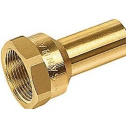 Sanha kobber Cu press overgang 1.1/4'' x 35 mm med indvendigt gevind og glat ende