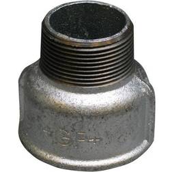 +GF+ spidsmuffe galvaniseret blødstøbt