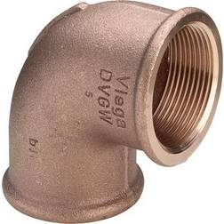 Sanha PURAFIT vinkel 1/2" muffe/muffe. 90° Siliciumbronze. Blyfri