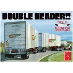 Amt Double Header Tandem Van Trailers, 1:25