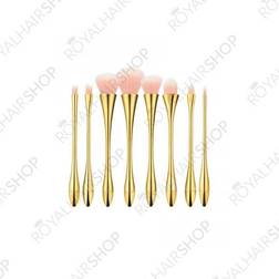 Tools for Beauty Makeup Brush Set Golden 8 pcs