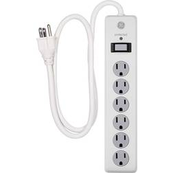 GE 6 Outlet Surge Protector, Extension Cord, Power Strip