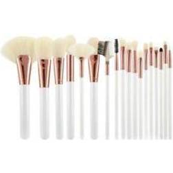 Tools for Beauty Mimo Makeup Brush White&Ecru 18' Set