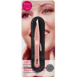 Vitry Yatagan Tweezer Pointed Ends - Black
