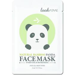 Look At Me Look at me Face Mask, Panda/Natural Bamboo