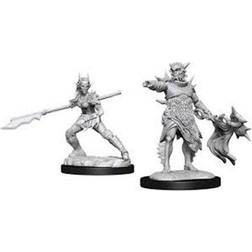 WizKids MG Unpainted Miniatures Coralhelm Commander & Halimar