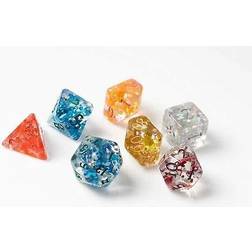 RPG Dice Set (7) Cancer Awareness Charity Multi