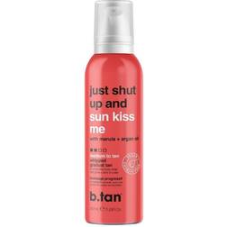 b.tan just shut up & sunkiss me medium to tan everyday glow whip