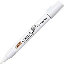 Bic Marker, Permanent, Paint, 2-4/5"Wx6"Lx2-4/5"H, 12/DZ, White PK