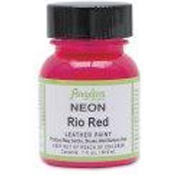 Angelus Leather Paint Neon Rio Red, 1 oz