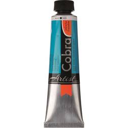 Cobra Water Mixable Oil Color Turquoise Blue, 40 ml tube