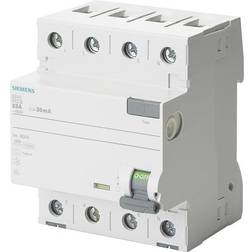Siemens Fejlstrømsafbryder HPFI 40A, 4P, 30mA, 4MW, 5SV3344-6KK01