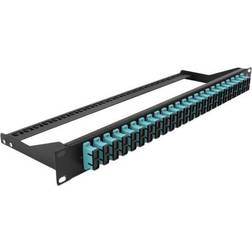 DeLock 19″ Fibre Patch Panel 24 port SC Duplex aqua