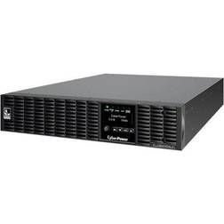 CyberPower Systems OL2200ERTXL2U UPS (rackmonterbar/extern) AC 200/208/220/230/240 V 2000 Watt 2200 VA Bly-syra USB, serial utgångskontakter: 9 aktive PFC 2U svart