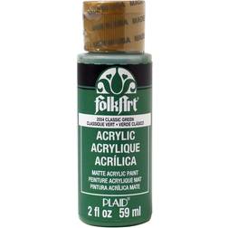 Plaid Classic Green FolkArt Acrylic Paint 2oz