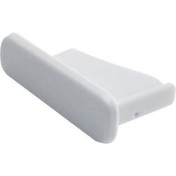 Hager KZN021 End cap Plastic White