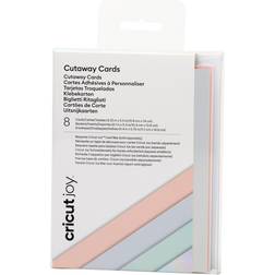 Cricut Joy Cut-Away-kort A2 8-pak (pastel)