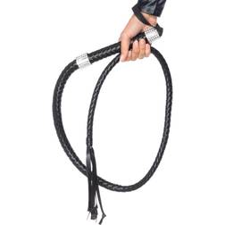 Leg Avenue Faux Leather Diamante Handle Whip