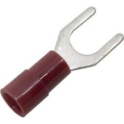 ELPRESS Isol. Abiko Gaffelkabelsko Ka1553g-pb, 0,5-1,5mm2 M5, Rød