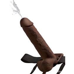 Fetish Fantasy 9" Hollow Squirting Strap-on with Balls