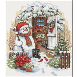 Dimensions 8817 snowman -counted cross stitch