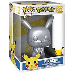 Funko Kæmpe Sølv Pikachu POP Vinyl Figur