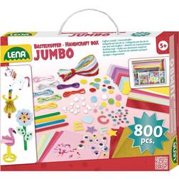 Lena Knutselkoffer Jumbo Roze 800 stuks