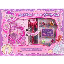 VN Toys 4-Girlz ​Style-up Dagbogsæt Pink