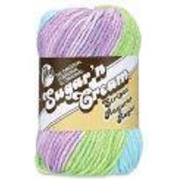 Sugar'n Cream Yarn Stripes-Violet