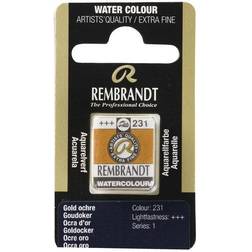 Rembrandt akvarellfärg halvpanna – Gold Ochre 231