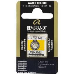 Rembrandt akvarelfarve half pan – Aureoline 242