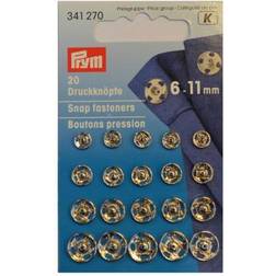 Prym Tryklåse Sølv 6-11mm 20 stk