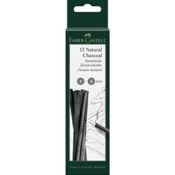 Faber-Castell PITT tegnekul natur. 5-8mm 12p