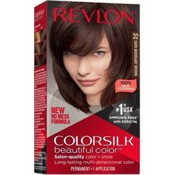 Revlon ColorSilk Beautiful Color #32 Dark Mahogany Brown
