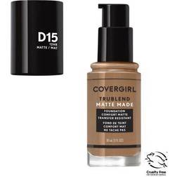 CoverGirl TruBlend Matte Made Liquid Foundation D15 Warm Tawny