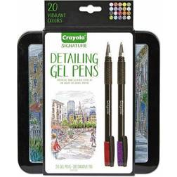 Crayola Signature Detailing Gel Pens, 20 Count