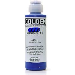 Golden Fluid Acrylics ultramarine blue 4 oz