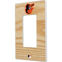 Strategic Printing Baltimore Orioles Bat Design Single Rocker Light Switch Plate